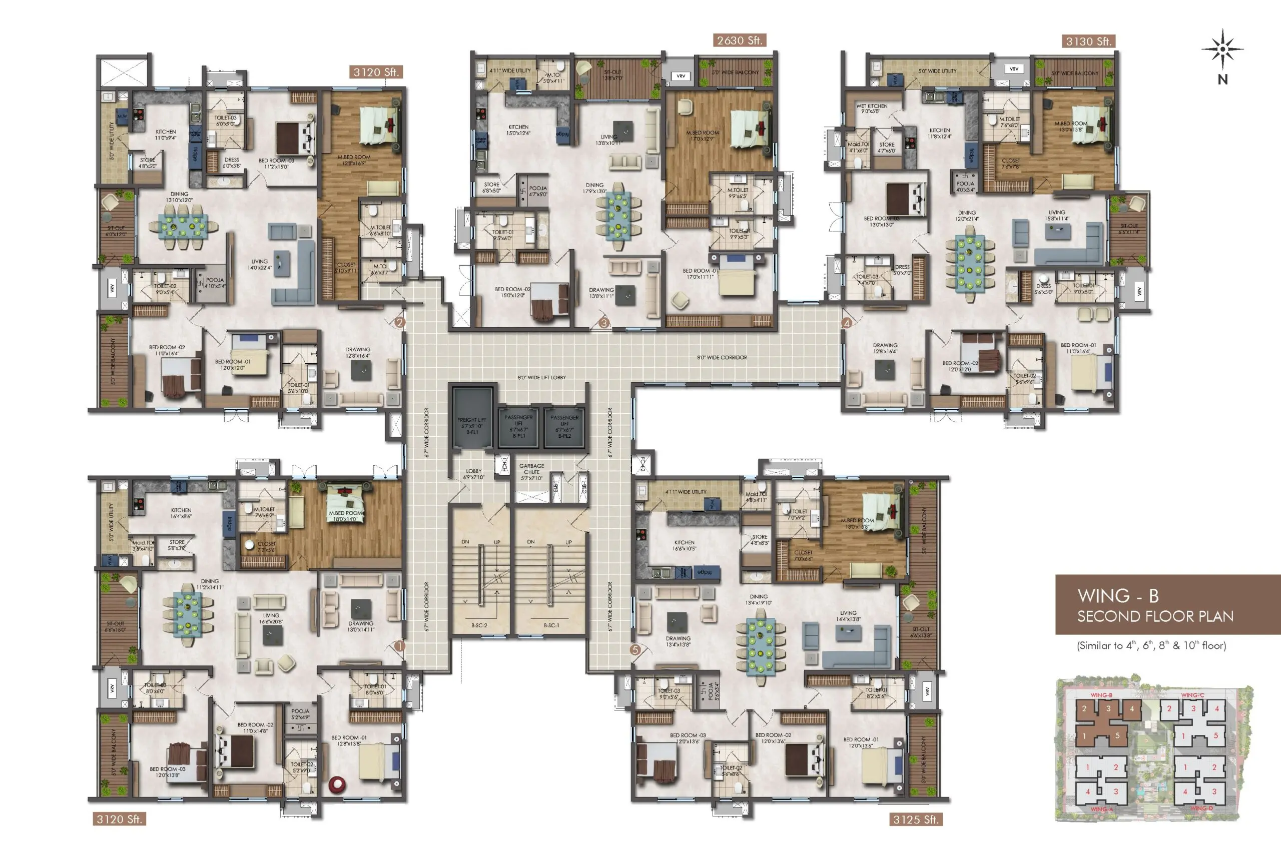 Luxury apartments in Banjara Hills