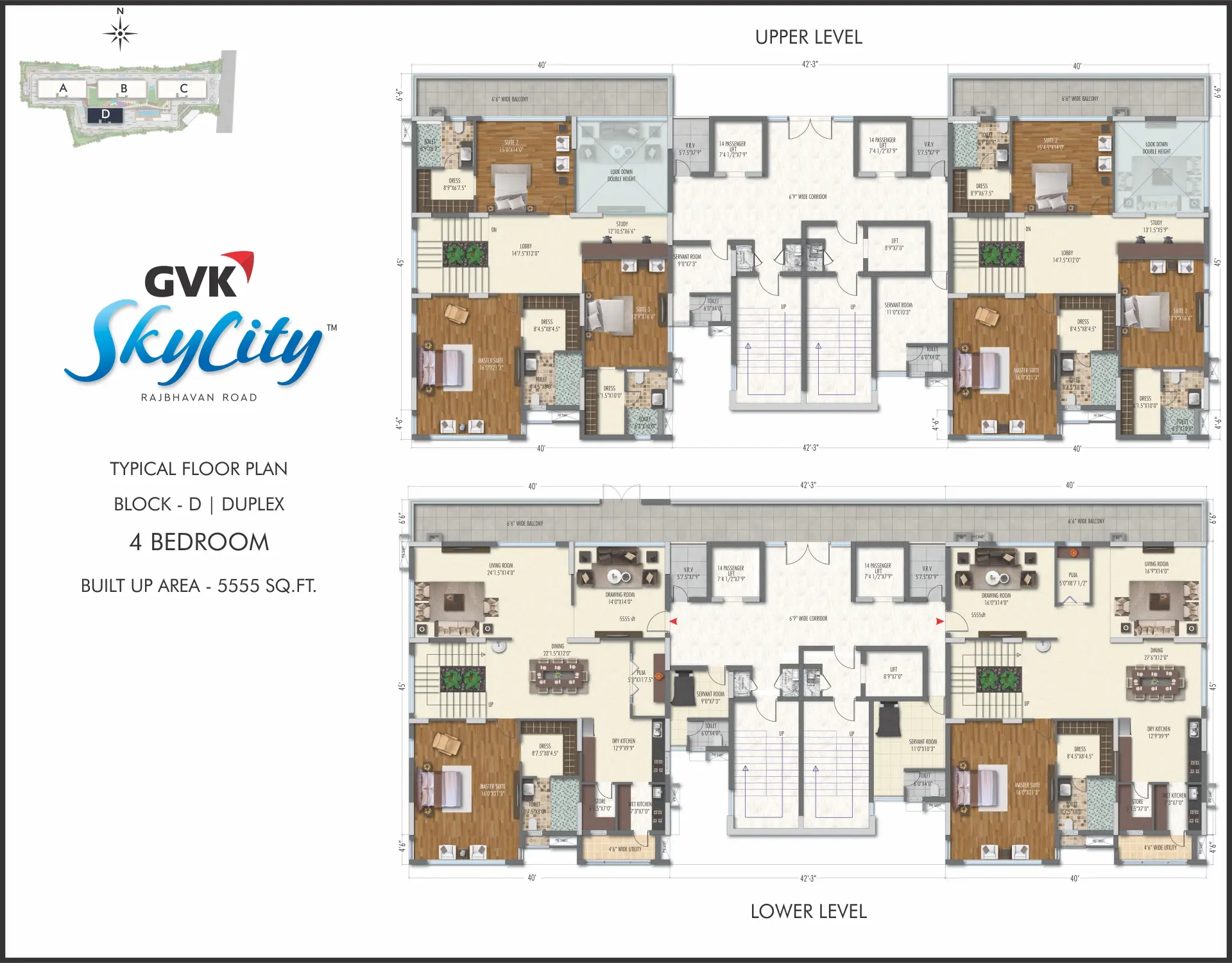 Floor Plan Block D
