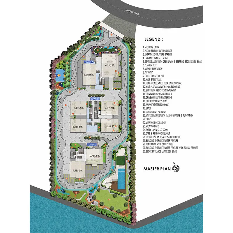 4 and 5bhk Luxury Apartments in Kokapet.