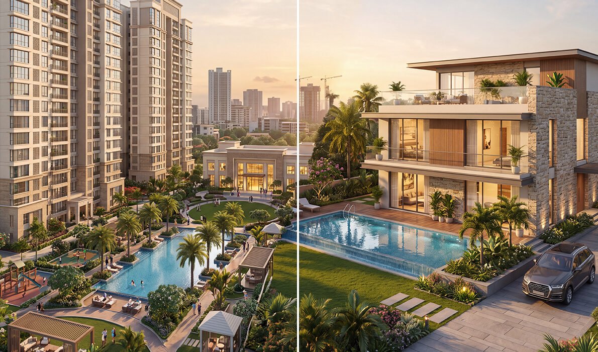 Luxury Apartment Vs Villa in Hyderabad: Which to Buy?
