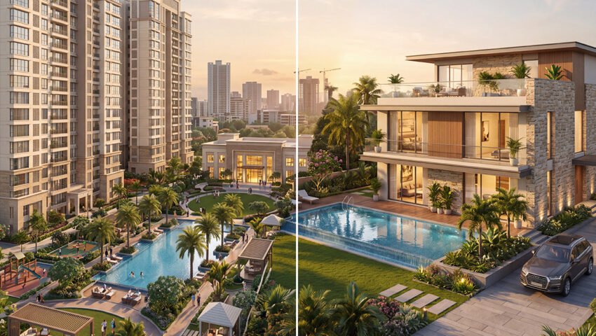 Luxury Apartment Vs Villa in Hyderabad: Which to Buy?