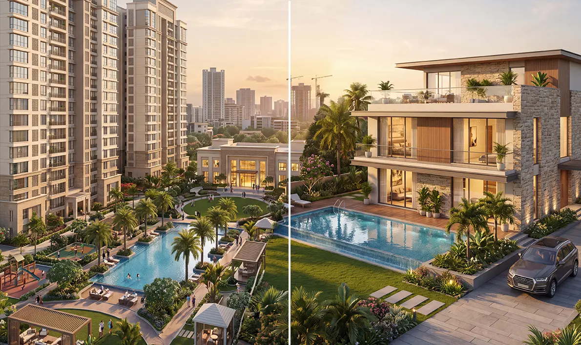 Luxury Apartment Vs Villa in Hyderabad: Which to Buy?